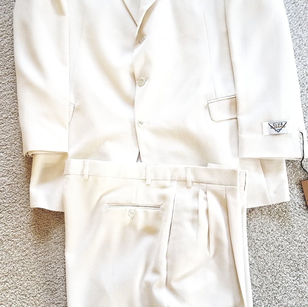 Men"s White Suit